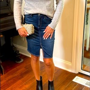 ❤️❤️Anthropologie McGuire Denim Pencil Jean Skirt EUC